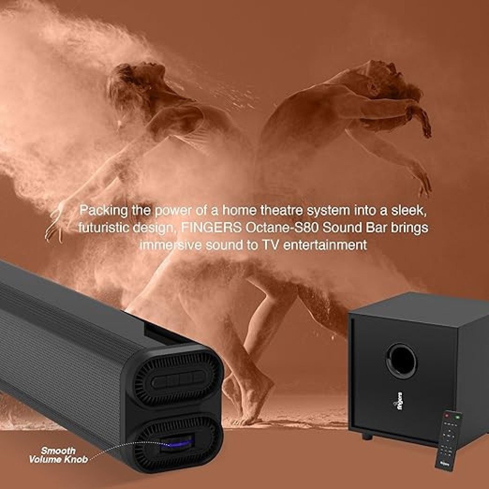 FINGERS Octane-S80 Multimedia SoundBar with Subwoofer