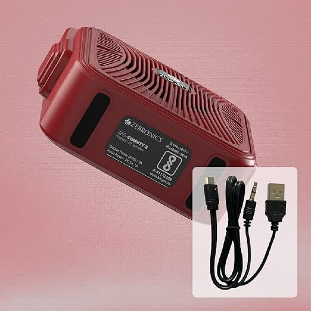 ZEBRONICS Portable BT speaker ZEB-COUNTY2