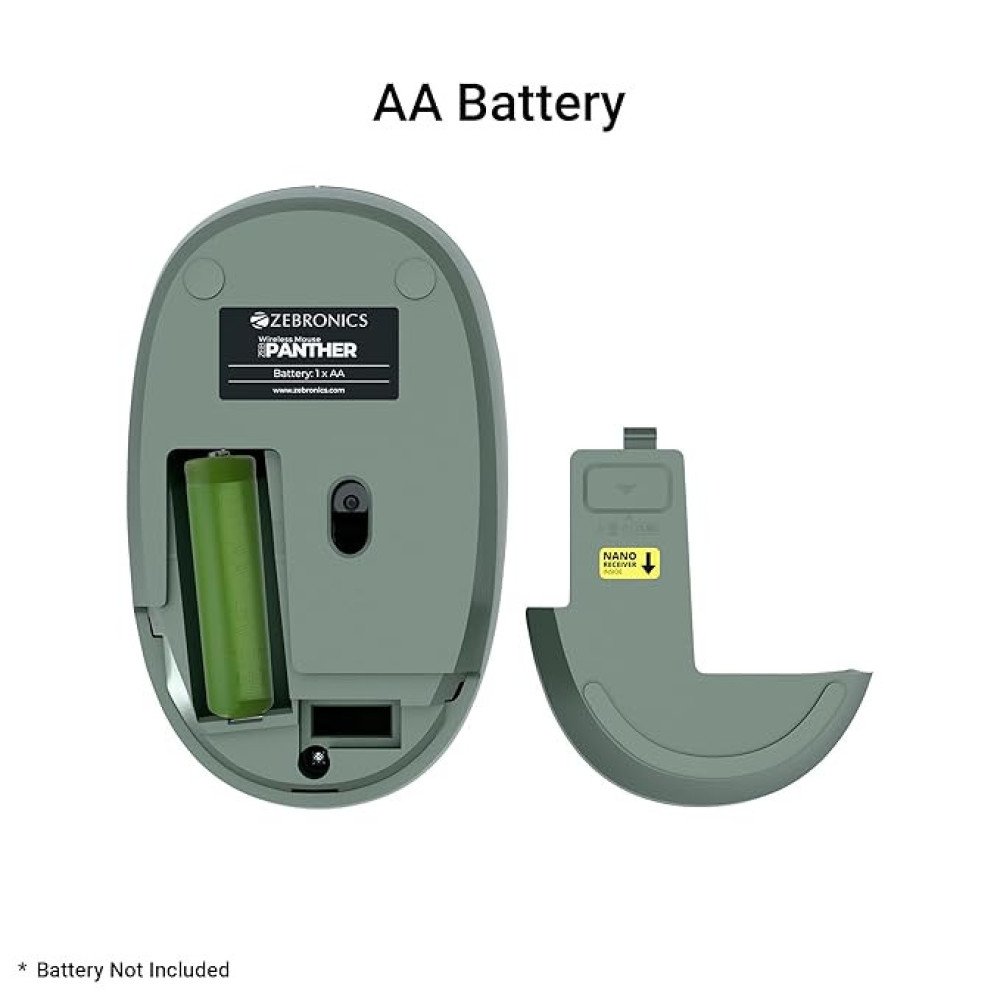 ZEBRONICS Panther 2.4GHz Wireless Mouse