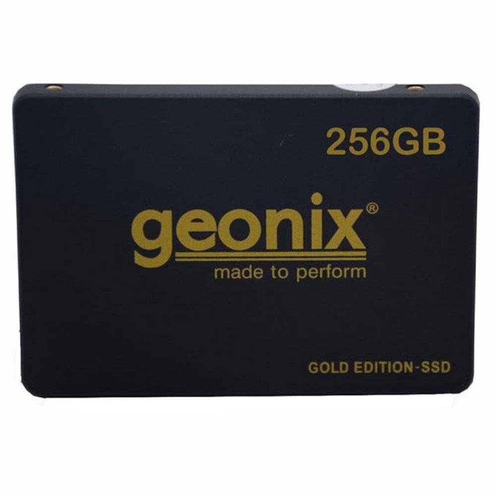 GEONIX SSD 256GB Gold(2.5 INCH) 3D Nand Flash Drive|SATA III 3.0 (6Gb/s)|Internal Solid State Drive(SSD)|5years Warranty