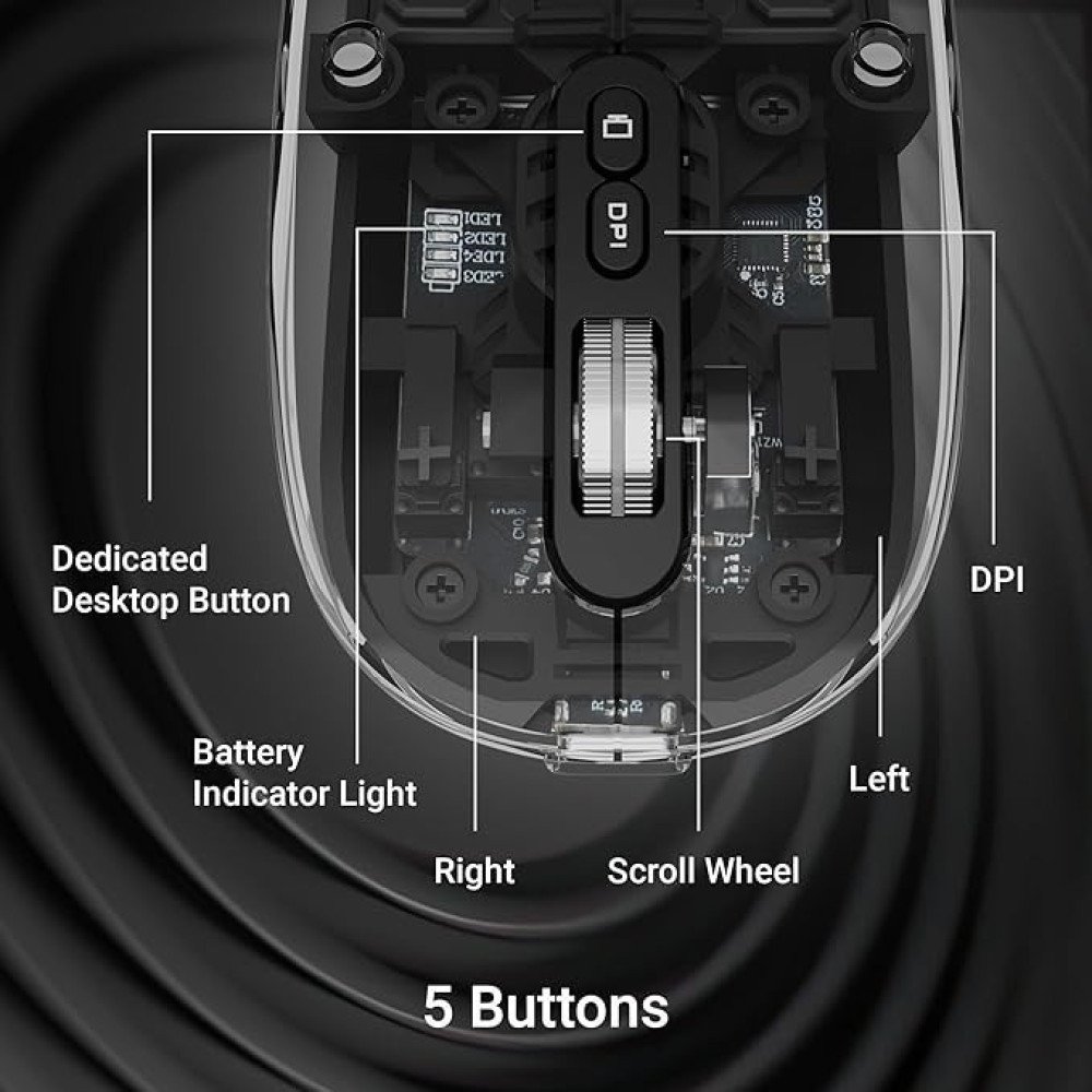ZEBRONICS Sheer Rechargeable Wireless Mouse