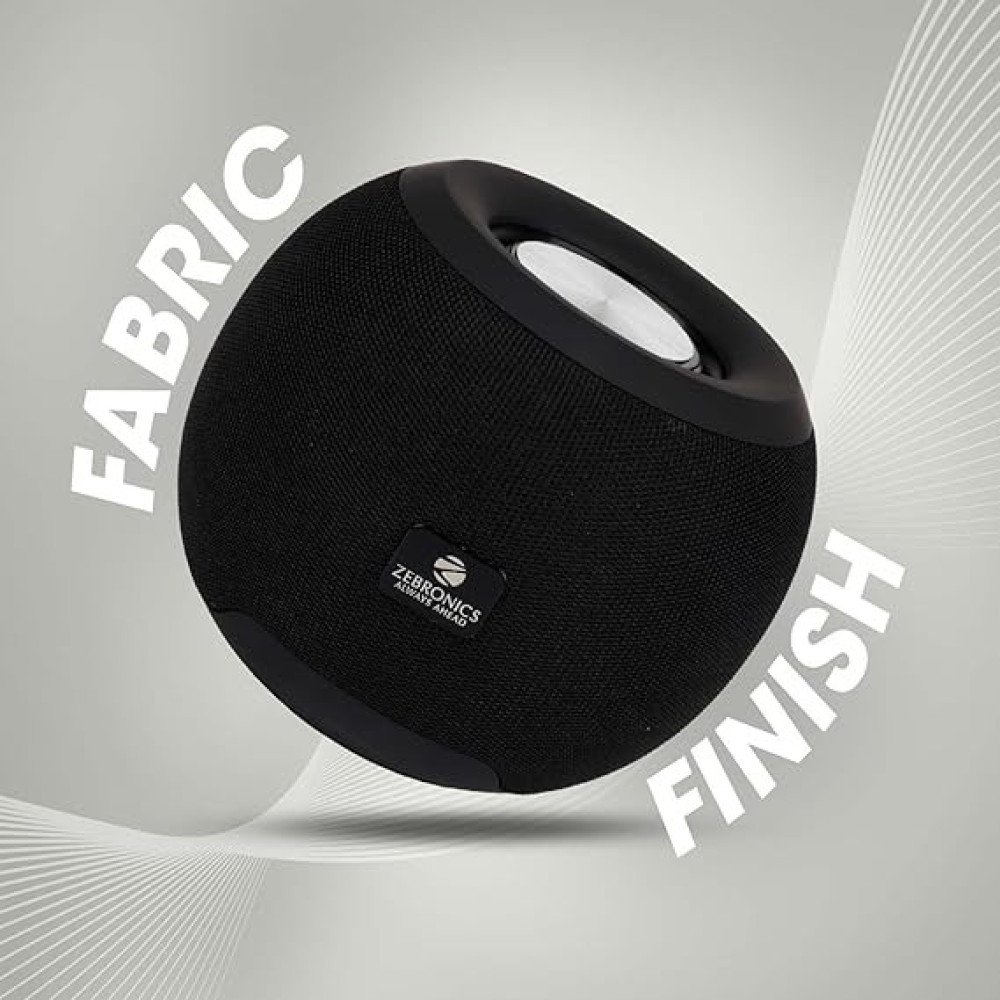 Zebronics Zeb-Bellow 40 Wireless Bluetooth v5.0 Fabric Finish 8W (Black)