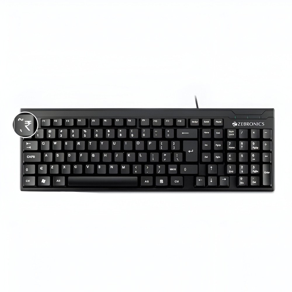 ZEBRONICS Zeb- K35 USB Wired Keyboard