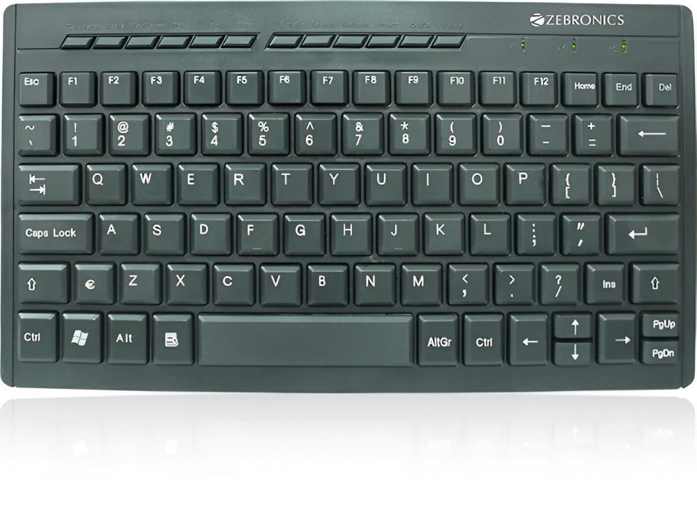 Zebronics ZEB-K04 Mini Multimedia USB Wired Keyboard