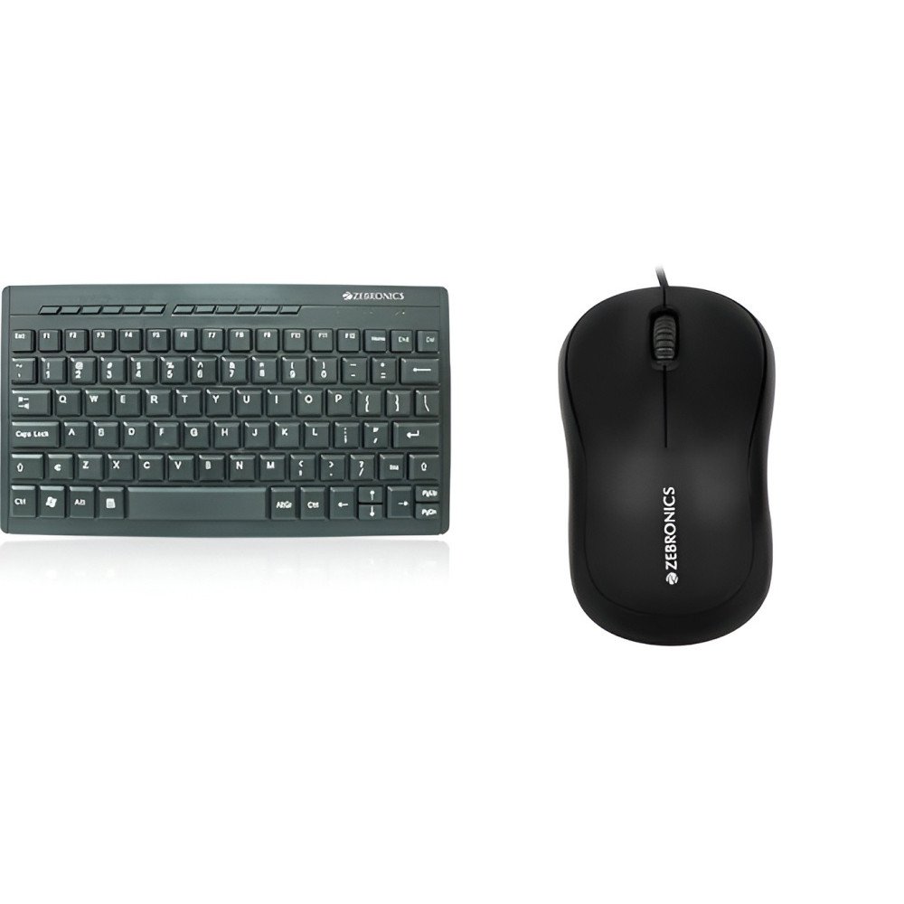 Zebronics ZEB-K04 Mini Multimedia USB Wired Keyboard
