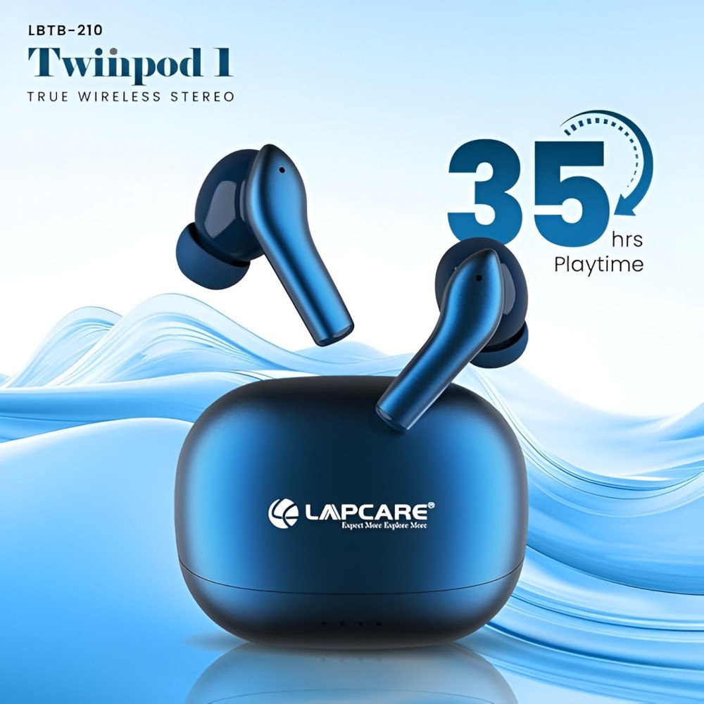 Lapcare Twinpods 1 Bluetooth V5.3 TWS Earbuds