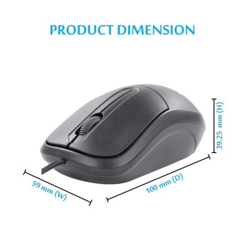 Zebronics Zeb-Comfort+ Wired Mouse Zebronics Zeb-Comfort+ Wired Mouse