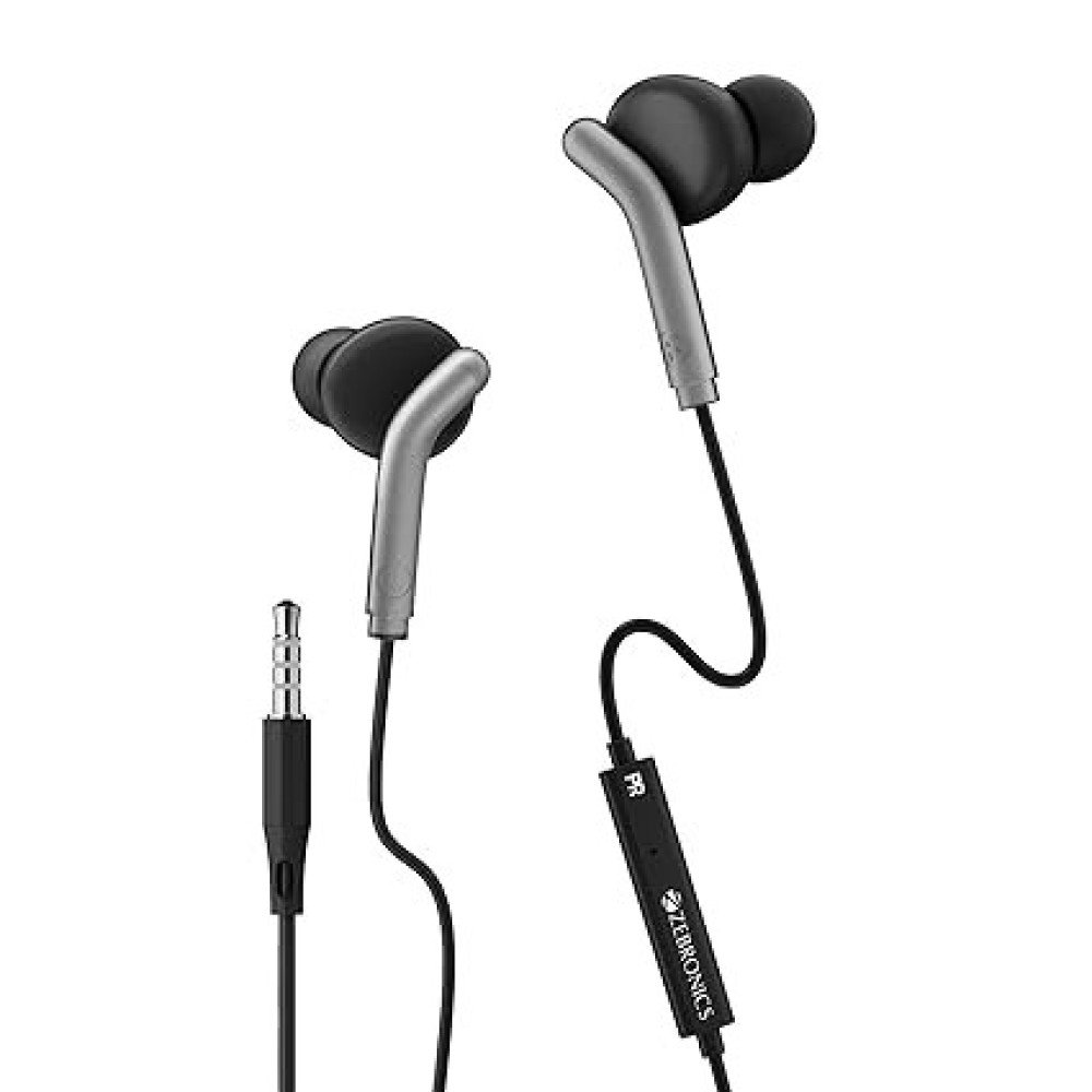 ZEBRONICS Zeb-Bro in Ear Wired Earphones with Mic