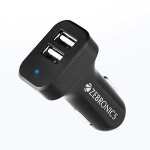 Zebronics Cc242A3 Car Charger with 10.5 Watts