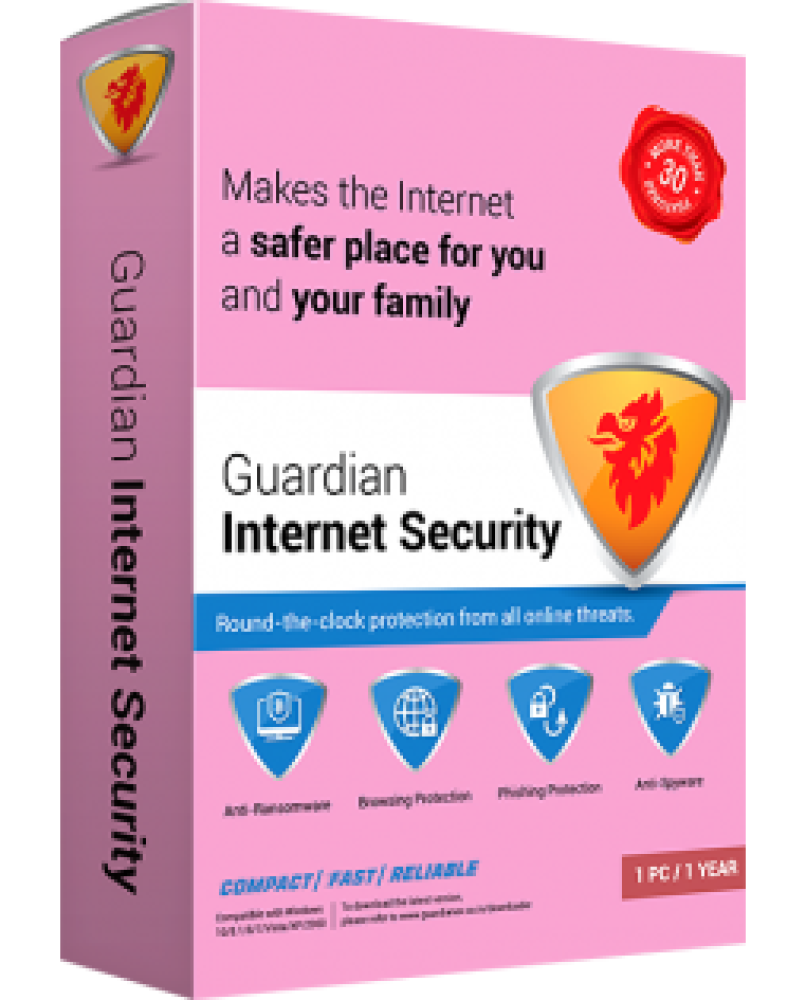 Guardian Internet Security 1 User 1 Year
