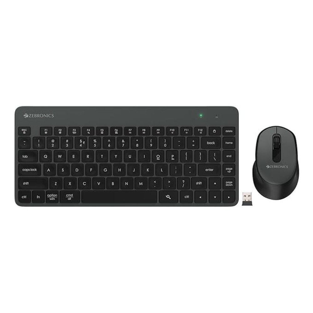 ZEBRONICS Companion 201 2.4GHz Wireless Keyboard & Mouse Combo