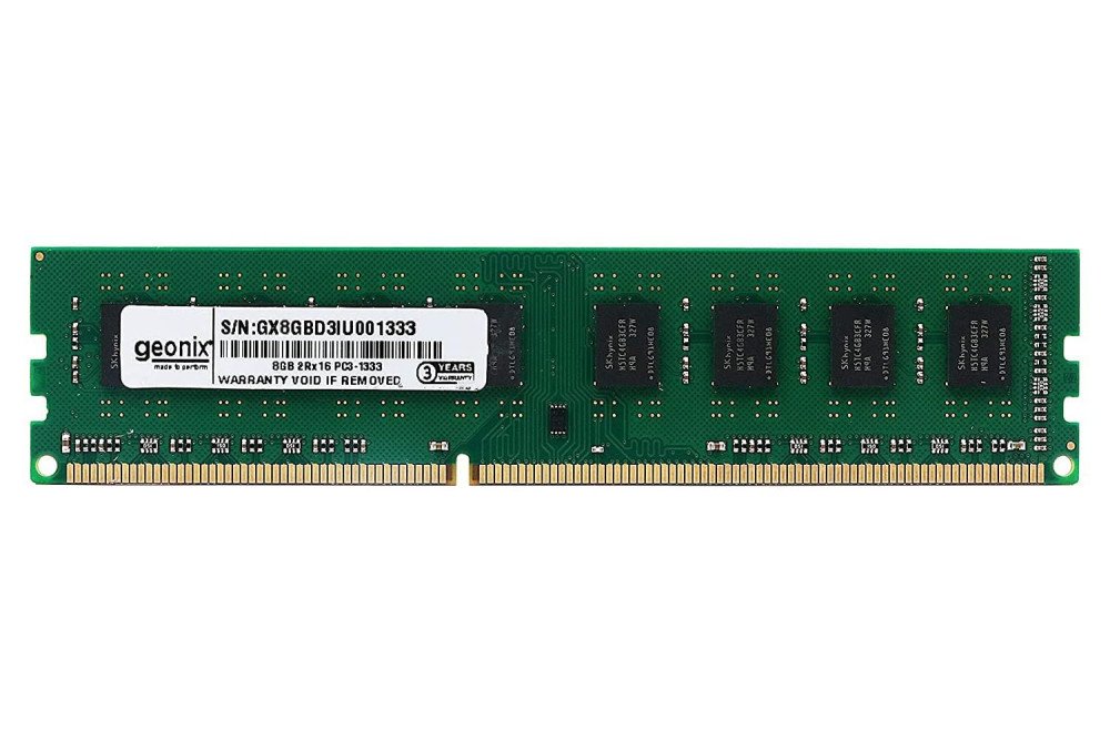 Geonix 8GB DDR3 | Desktop Ram for Standard & Gaming PC Comes with 3years Warranty
