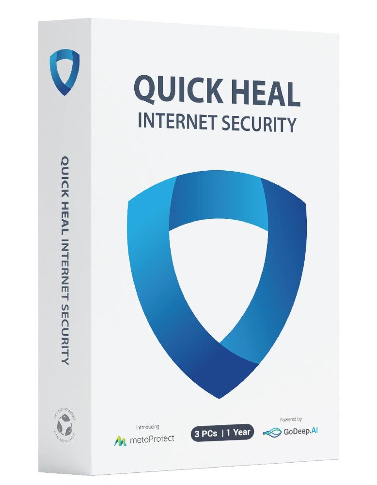 QUICK HEAL Internet Security 3 User | 1 Year