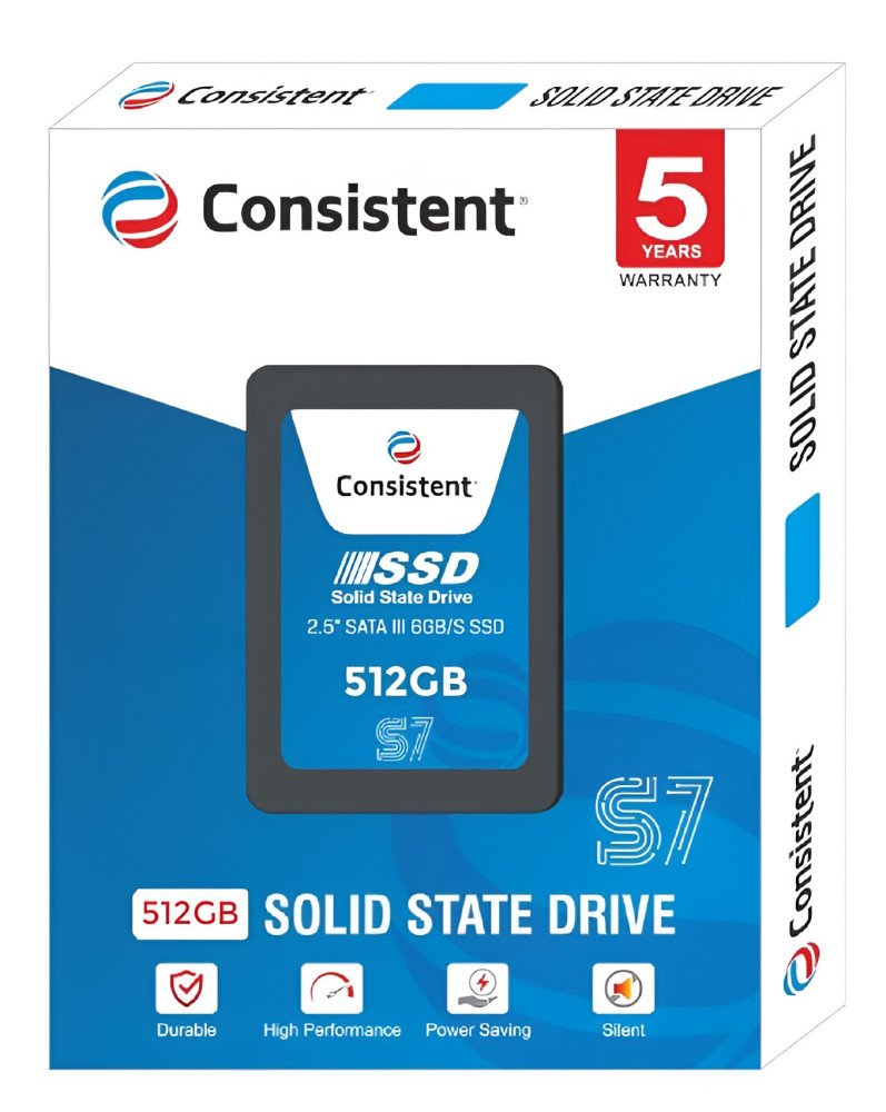 Consistent S6 SSD 512 GB 2.5 Inch (CTSSD512S6)