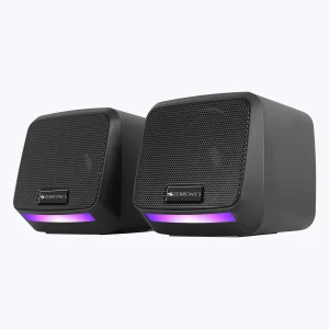 ZEBRONICS Igloo 1, 2.0 USB Computer Speakers, 8 Watts, Multicolor LED