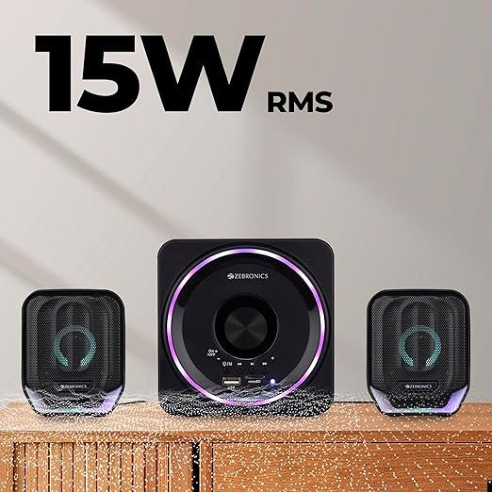 ZEBRONICS Pluto 2-2.1 Channel Desktop Speaker